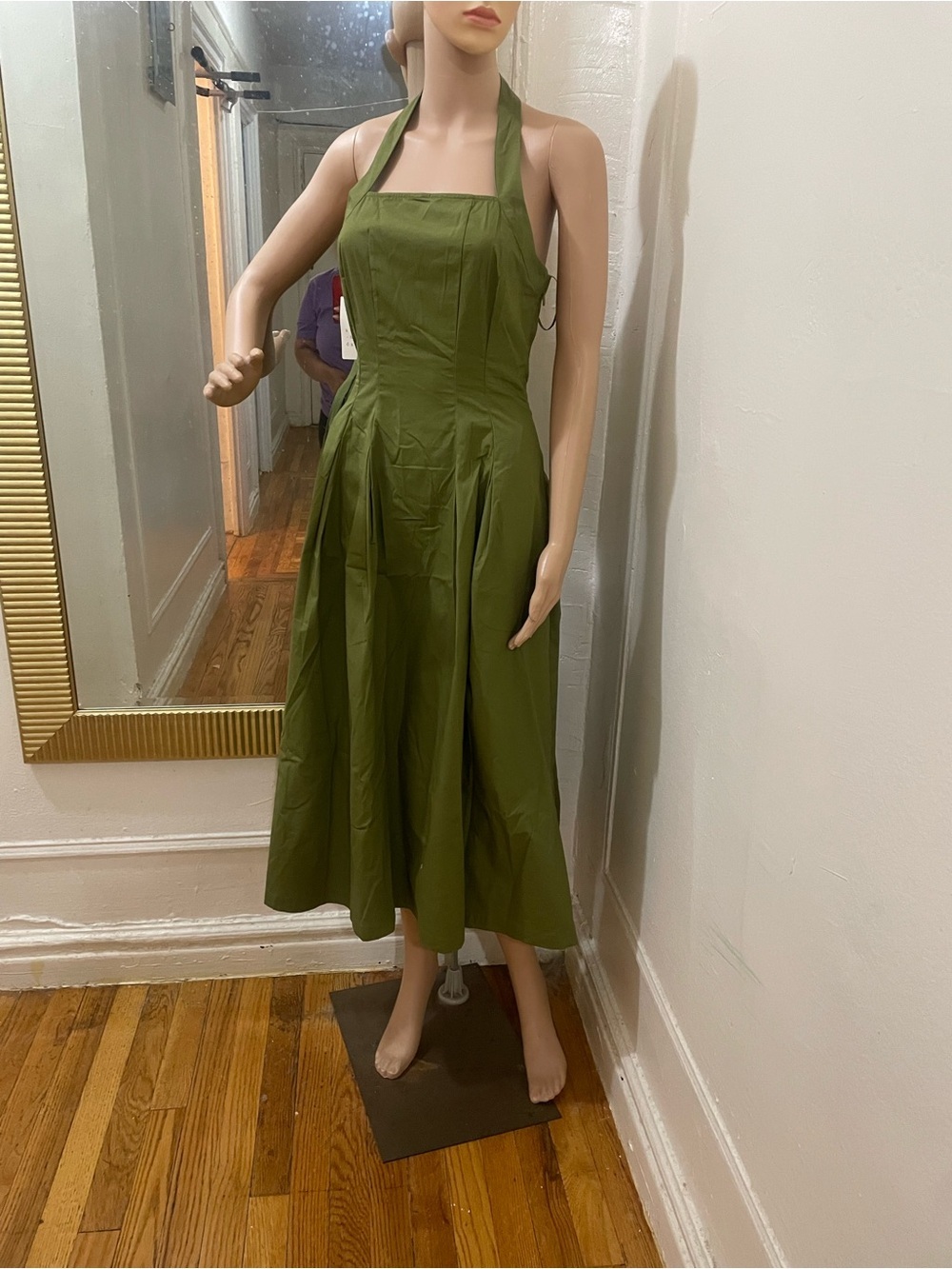 a new day Olive Green Halter Midi Dress - Picture 3 of 12